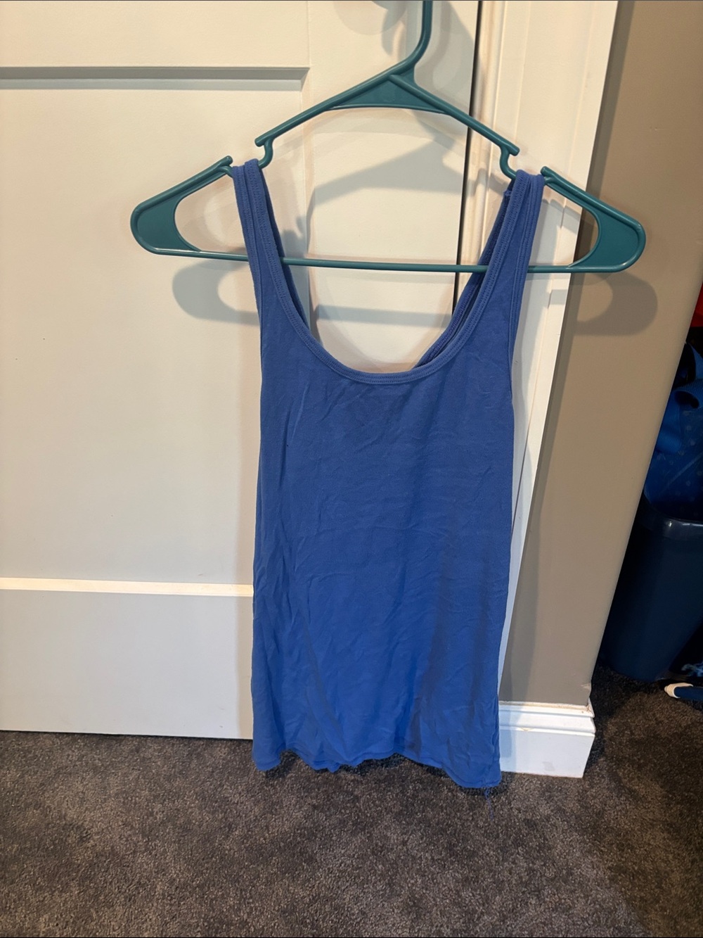 Merona Blue Scoop Neck Tank Top